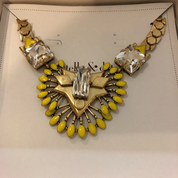 Stella & Dot Jewelry - Stella Dot yellow statement necklace Stella & Dot Jewelry - Stella Dot yellow statement necklace
